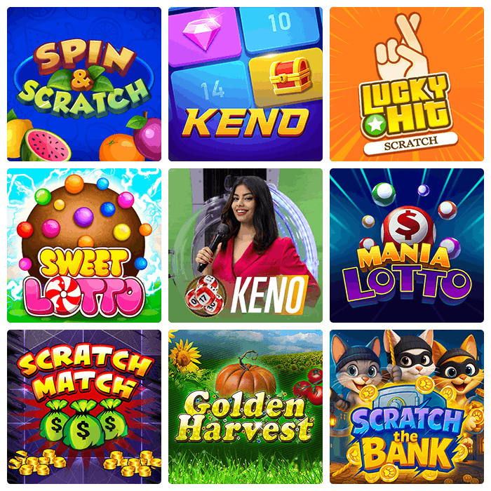 Bingo och lotterier hos casinon utan svensk licens.