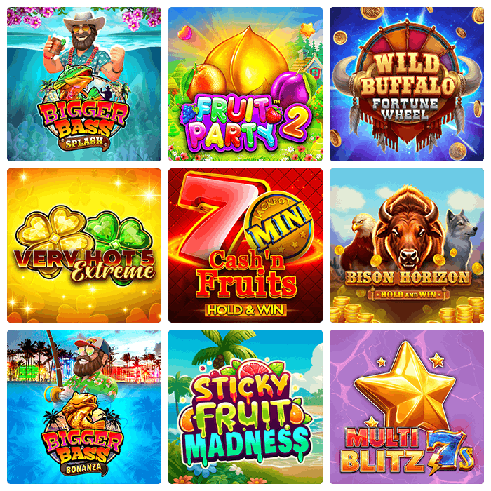 Exempel på spelautomater på casino utan svensk licens.